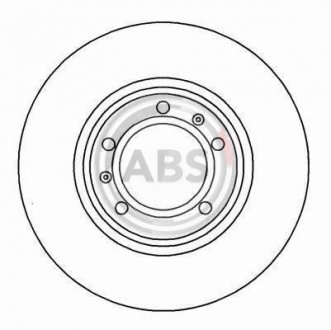 Гальмівний диск A.B.S. A.B.S. 16331