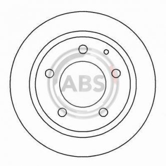 Тормозной диск A.B.S. A.B.S. 16455