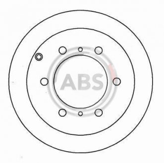 Гальмівний диск A.B.S. A.B.S. 16471