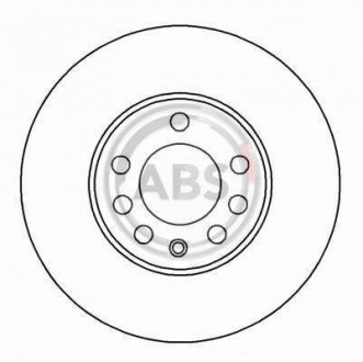 Гальмівний диск A.B.S. A.B.S. 16486