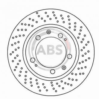 Тормозной диск A.B.S. A.B.S. 16491