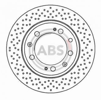 Гальмівний диск A.B.S. A.B.S. 16492