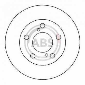 Тормозной диск A.B.S. A.B.S. 16552