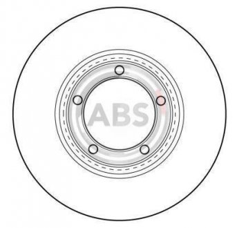 Тормозной диск A.B.S. A.B.S. 16565