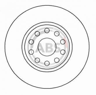 Гальмівний диск A.B.S. A.B.S. 16582 (фото 1)