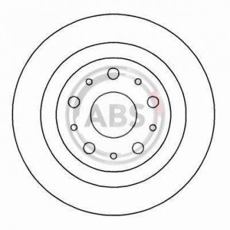 Тормозной диск A.B.S. A.B.S. 16583