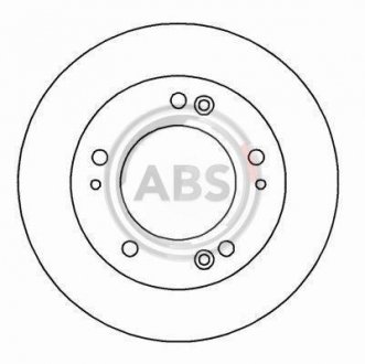 Тормозной диск A.B.S. A.B.S. 16604