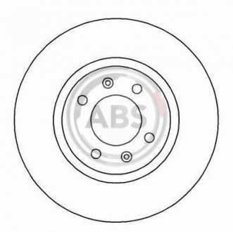 Гальмівний диск A.B.S. 16649