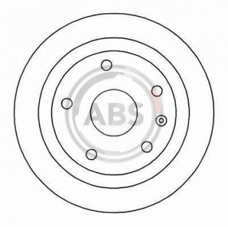 Гальмівний диск A.B.S. A.B.S. 16925