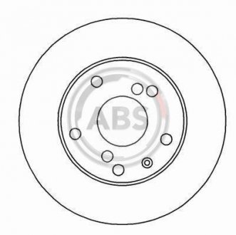 Гальмівний диск A.B.S. A.B.S. 16926