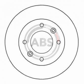 Гальмівний диск A.B.S. 16936