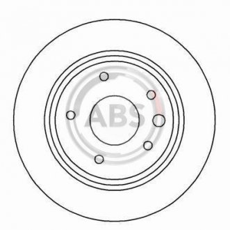 Гальмівний диск A.B.S. A.B.S. 16999 (фото 1)