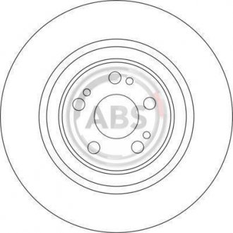 Гальмівний диск A.B.S. A.B.S. 17037 (фото 1)