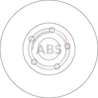 Гальмівний диск A.B.S. A.B.S. 17051