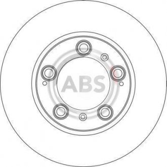 Тормозной диск A.B.S. A.B.S. 17074