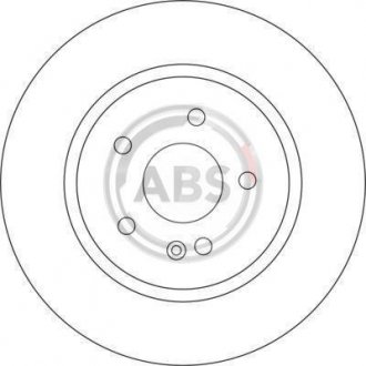 Тормозной диск A.B.S. A.B.S. 17109