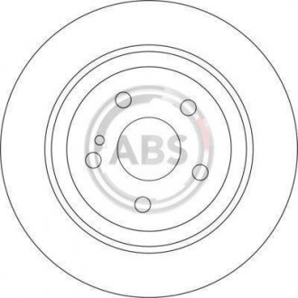 Тормозной диск A.B.S. A.B.S. 17112