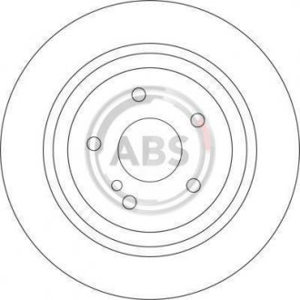 Гальмівний диск A.B.S. A.B.S. 17113