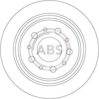 Тормозной диск A.B.S. A.B.S. 17410