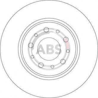 Тормозной диск A.B.S. A.B.S. 17411