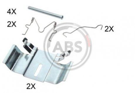Колодки дискового тормоза (комплектующие) A.B.S. A.B.S. 1836Q