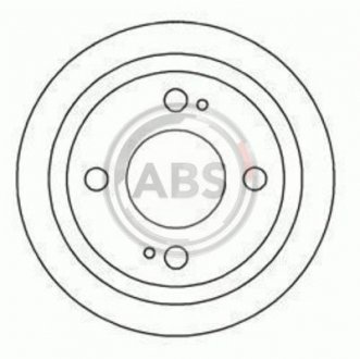 Гальмівний барабан A.B.S. A.B.S. 2345S