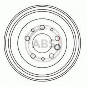 Гальмівний барабан A.B.S. A.B.S. 2403S