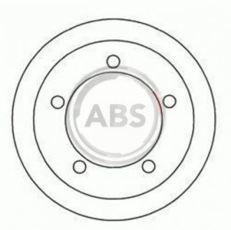 Гальмівний барабан A.B.S. A.B.S. 2405S