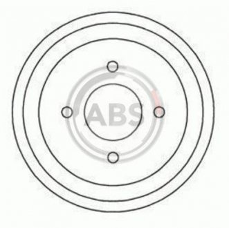 Тормозной барабан A.B.S. 3330S