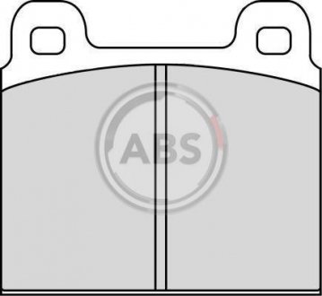 Тормозные колодки, дисковый тормоз (набор) A.B.S. A.B.S. 360251 (фото 1)