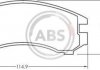 Гальмівні колодки, дискове гальмо (набір) A.B.S. A.B.S. 36611 (фото 1)