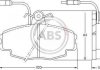 Тормозные колодки, дисковый тормоз (набор) A.B.S. A.B.S. 36770 (фото 1)