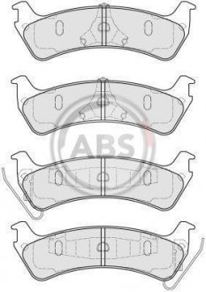 Тормозные колодки, дисковый тормоз (набор) A.B.S. A.B.S. 38664 (фото 1)