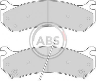 Тормозные колодки, дисковый тормоз (набор) A.B.S. A.B.S. 38785 (фото 1)