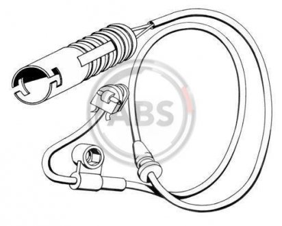 Датчик зносу гальмівних колодок A.B.S. A.B.S. 39531