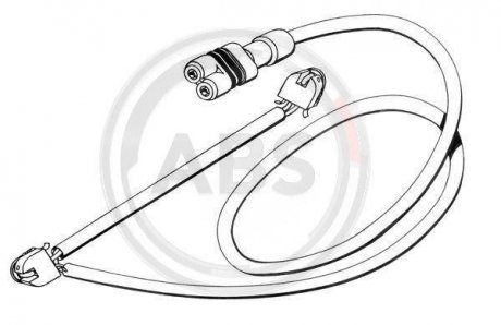 Датчик зносу гальмівних колодок A.B.S. A.B.S. 39546