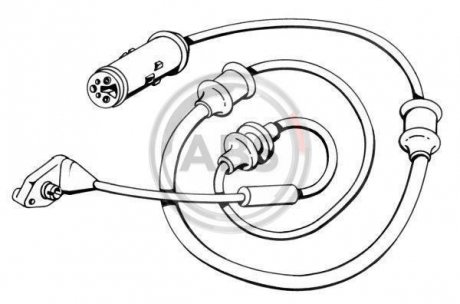 Датчик зносу гальмівних колодок A.B.S. A.B.S. 39559