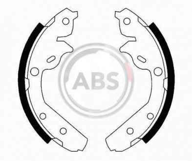 Гальмівні колодки (набір) A.B.S. 40519