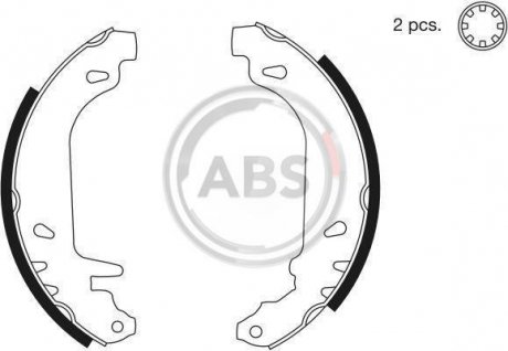 Комплект тормозных колодок A.B.S. A.B.S. 8135