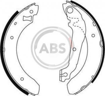 Комплект тормозных колодок A.B.S. A.B.S. 8705