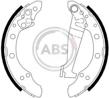 Колодки тормозные 100/80/Cordoba/Fabia/Felicia/Fox/Ibiza/Lupo/Passat (76-15) A.B.S. 8778