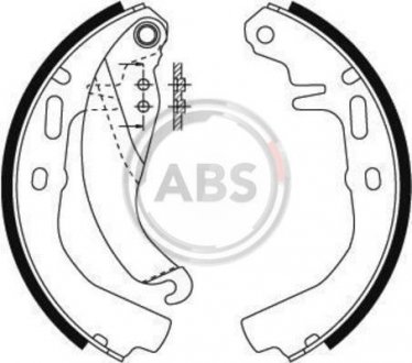 Тормозные колодки.) A.B.S. A.B.S. 8792