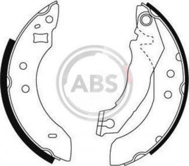 Комплект тормозных колодок A.B.S. A.B.S. 8793