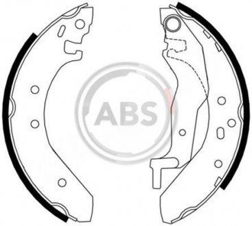 Тормозные колодки.) A.B.S. A.B.S. 8865