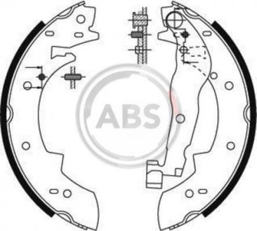 Гальмівні колодки (набір) A.B.S. 8915