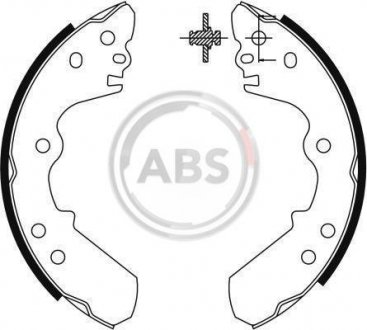 Тормозные колодки.) A.B.S. A.B.S. 8933