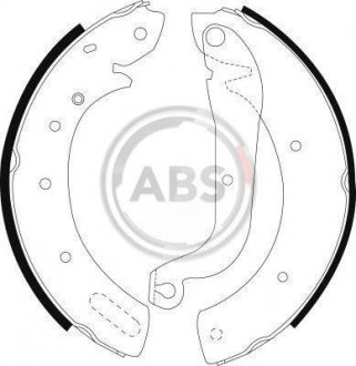 Гальмівні колодки (набір) A.B.S. A.B.S. 8971