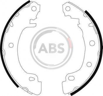 Комплект тормозных колодок A.B.S. A.B.S. 8988