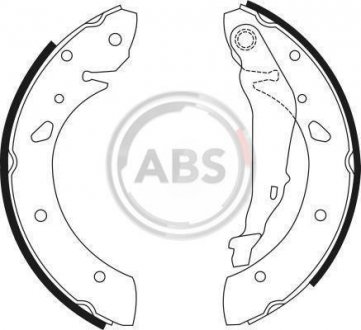 Тормозные колодки.) A.B.S. A.B.S. 9012