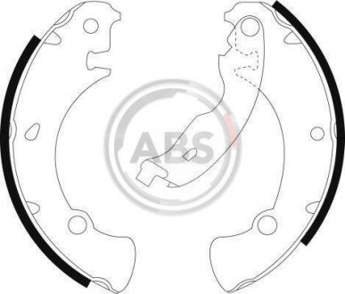 Тормозные колодки.) A.B.S. A.B.S. 9018 (фото 1)